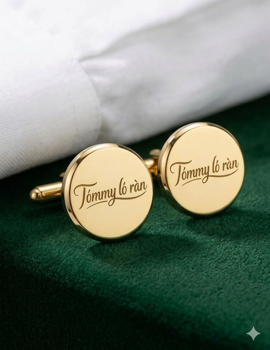 TLR Signature Gold Cufflinks